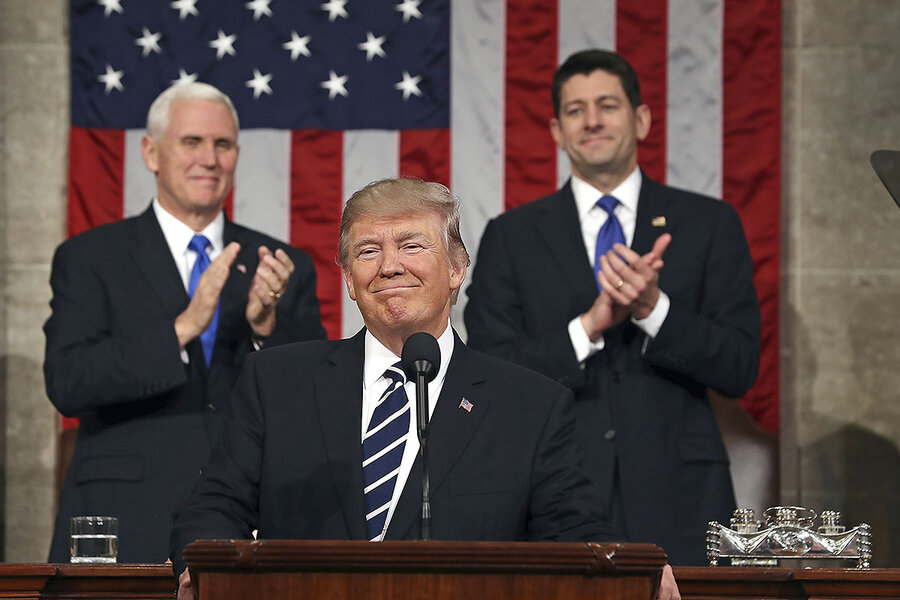 State of the Union How ‘Teleprompter Trump’ can win the night
